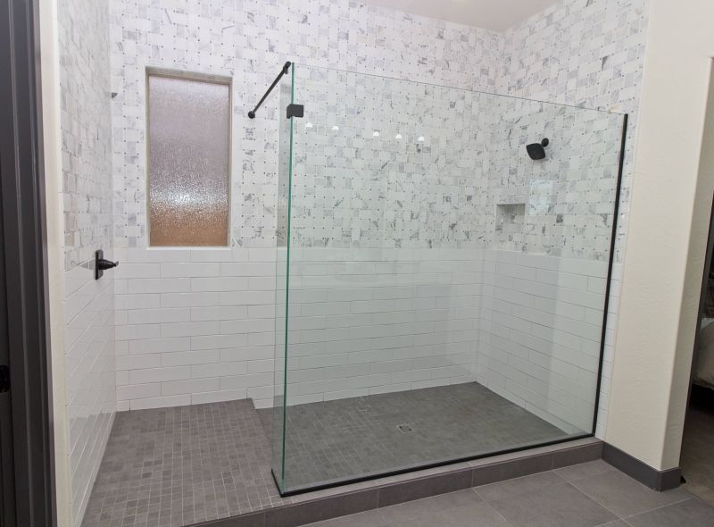 Shower with Recessed Niches