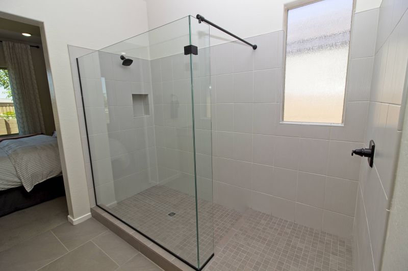Glass Shower with Frameless Doors